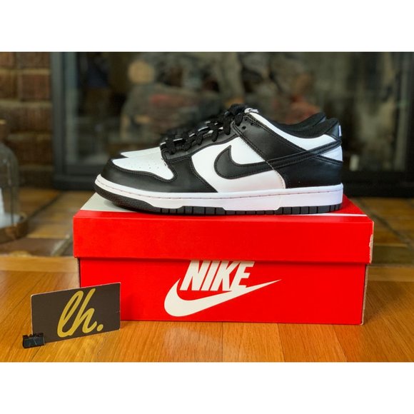 Size 5y Nike Dunk Low Black White “Panda” Athletic Sneakers CW1590-100